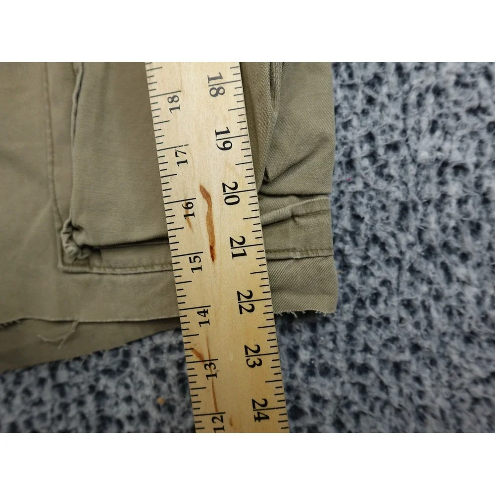 Polo Ralph Lauren Cargo Shorts Mens 34 Khaki‎ Tan Raw Hem Utility Twill